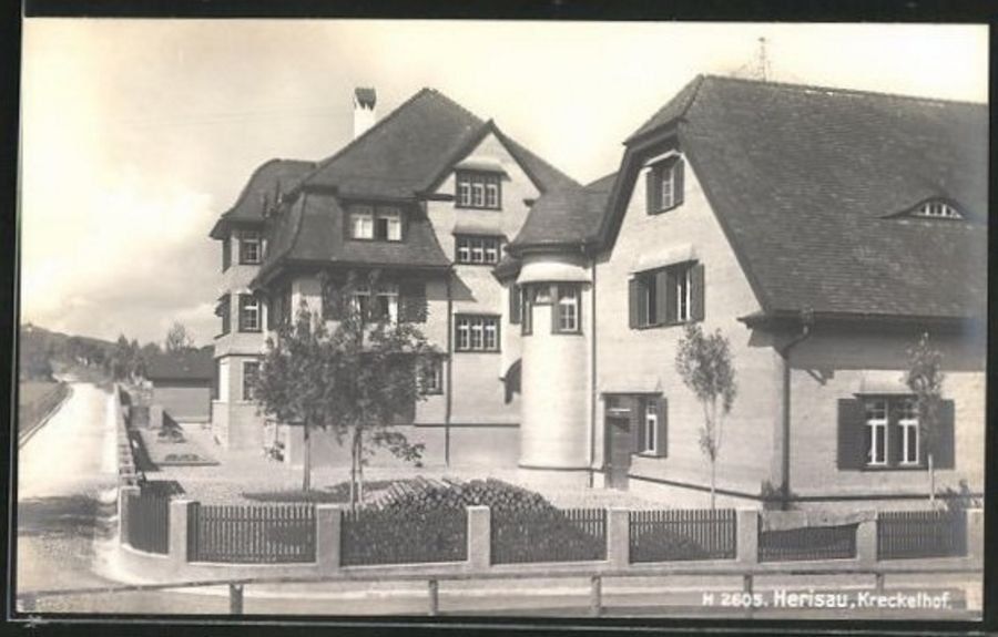 Ansichtskarten: Herisau, Kreckelhof um 1920 – Gebraucht aus Frauenfeld von POML