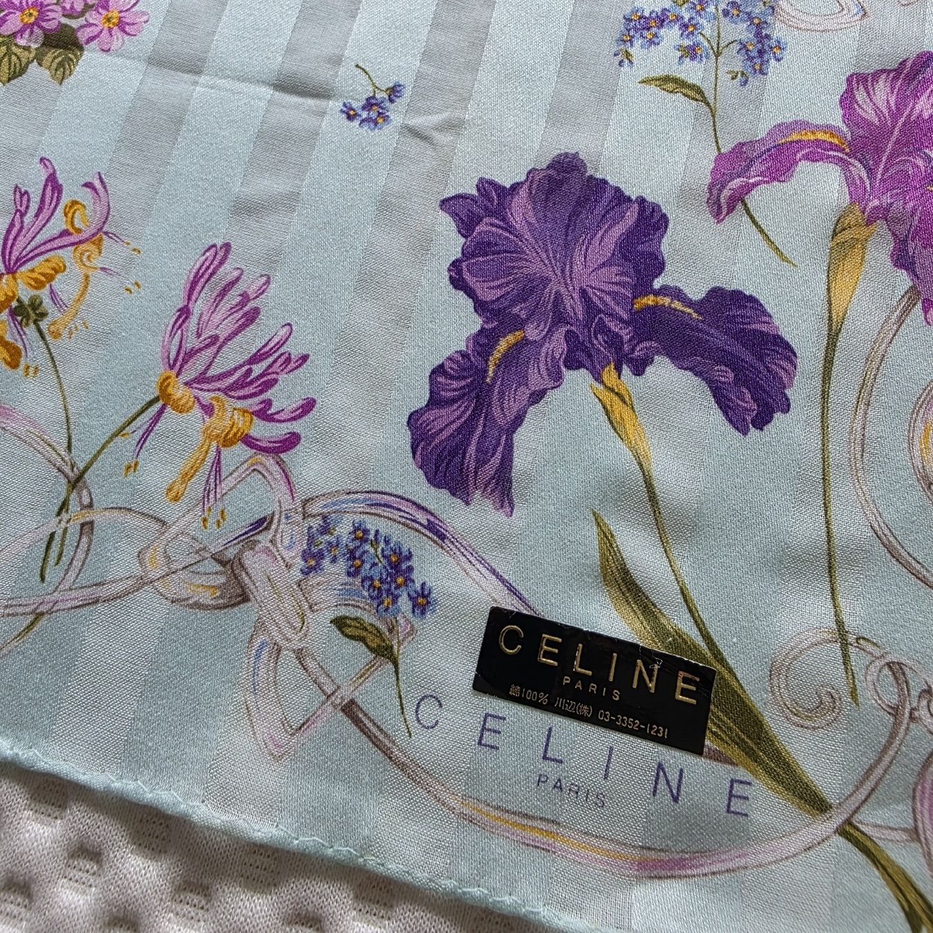 Celine Foulard & Sciarpe: Céline Baumwolltuch 50 × 50 cm – Nuovo e nell'imballaggio originale da Zürich venduto da LIMAR 4