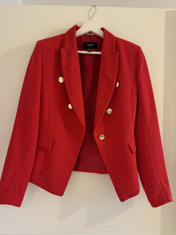 Mango Giacche: Roter Mango Blazer, Grösse S – Nuovo (secondo la descrizione) da Luzern venduto da anavuk