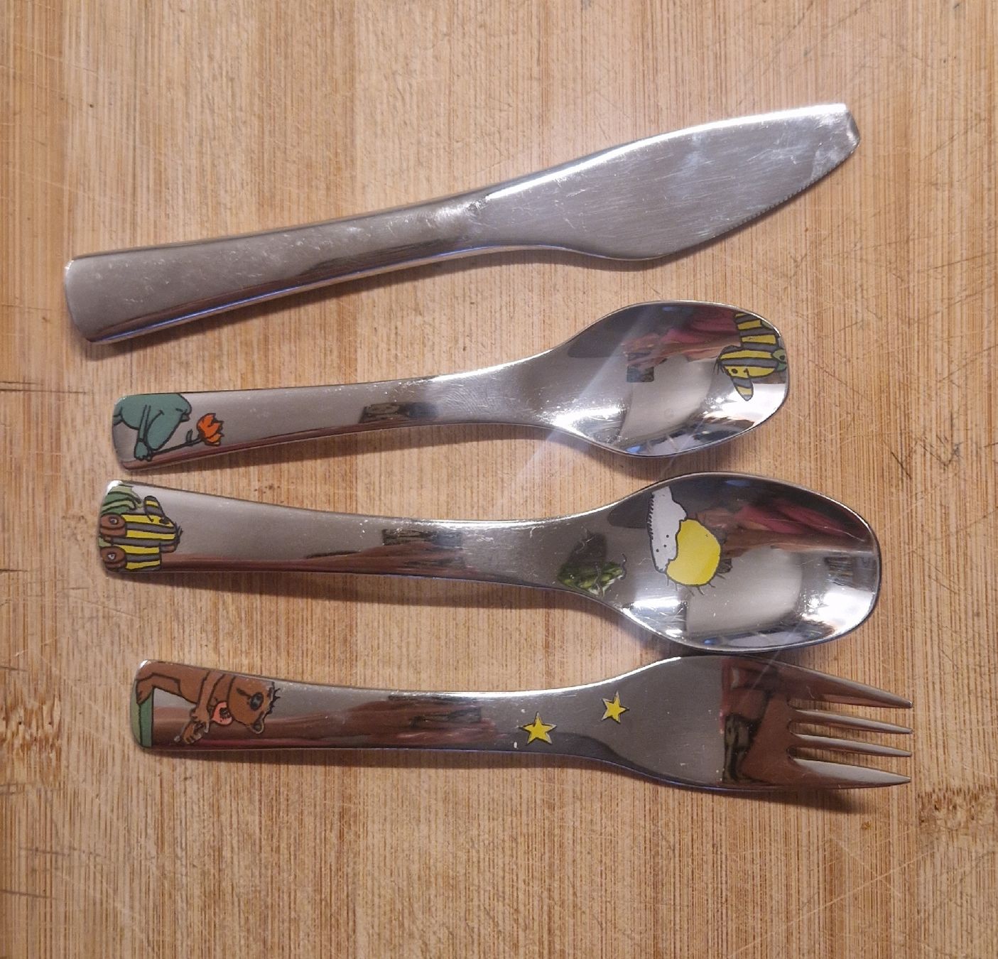 WMF Couverts: Kinder Besteck Set 4-teilig Tigerente – D'occasion à Meilen par Hausimaasi