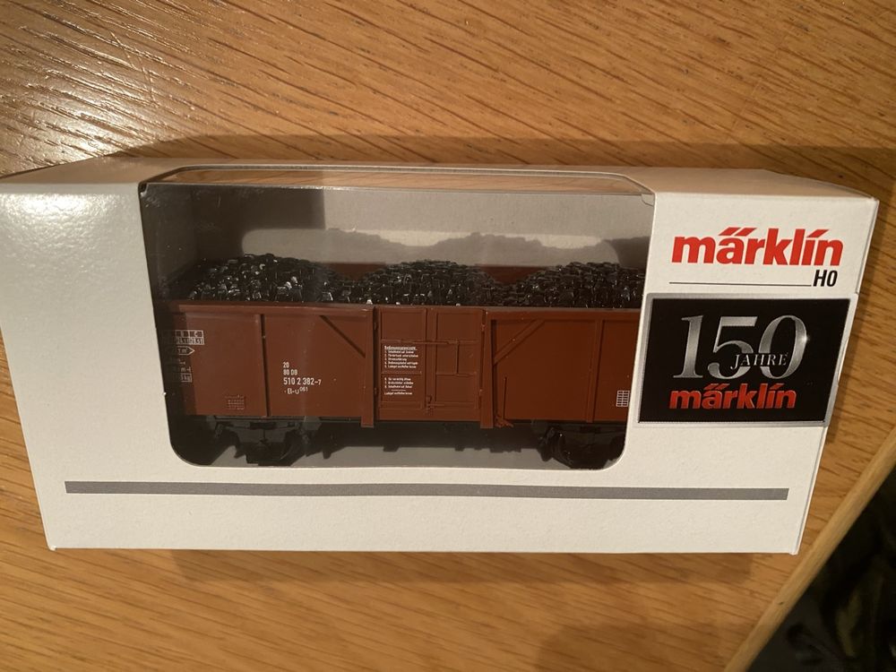 Märklin H0 4431 Offener Güterwagen Kohlewagen OVP 150 Jahre 2