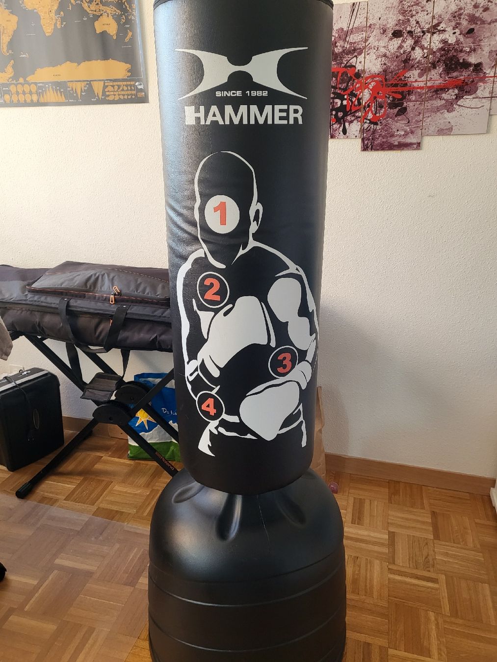 Sacs de frappe: Punchingball sur pied Hammer (boxe) – Neuf (Voir description) à Nyon par eli_s7