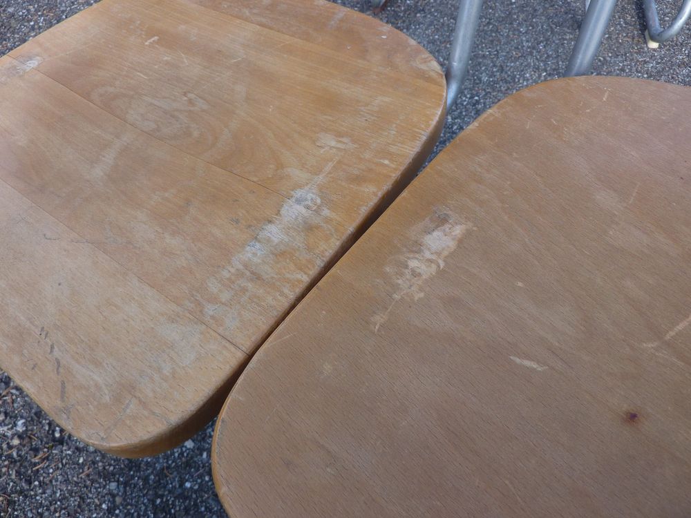 38 Stühle Stapelstühle Holzstühle Freischwinger stapelbar 5