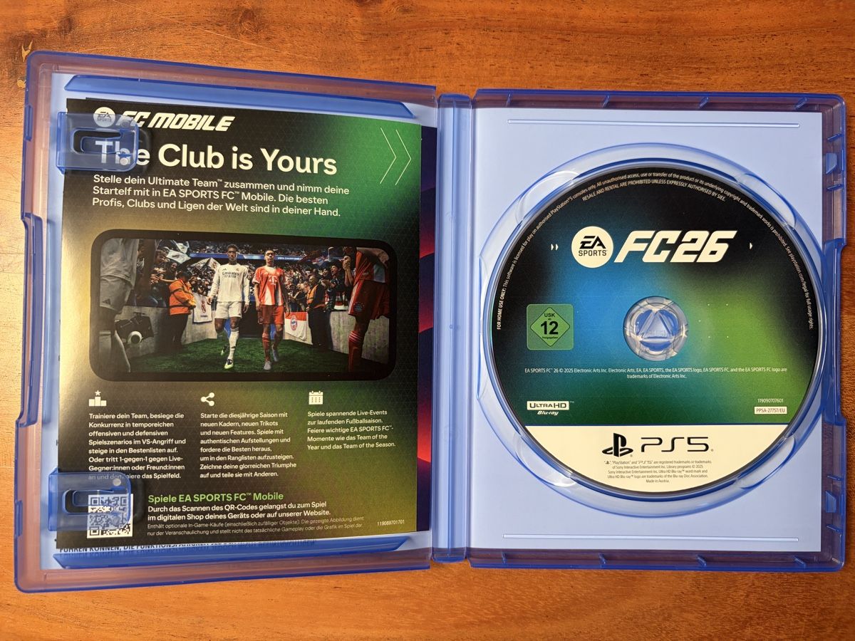 Giochi: FC 26 EA Sports (PS5) – Nuovo (secondo la descrizione) da Möhlin venduto da ToCoo 2