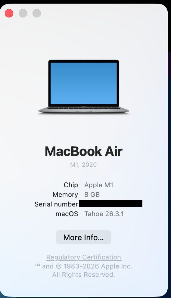 Apple Notebooks: MacBook Air M1 – Top Condition – 30 Battery Cycles – Gebraucht aus WINTERTHUR von NikosBako 4