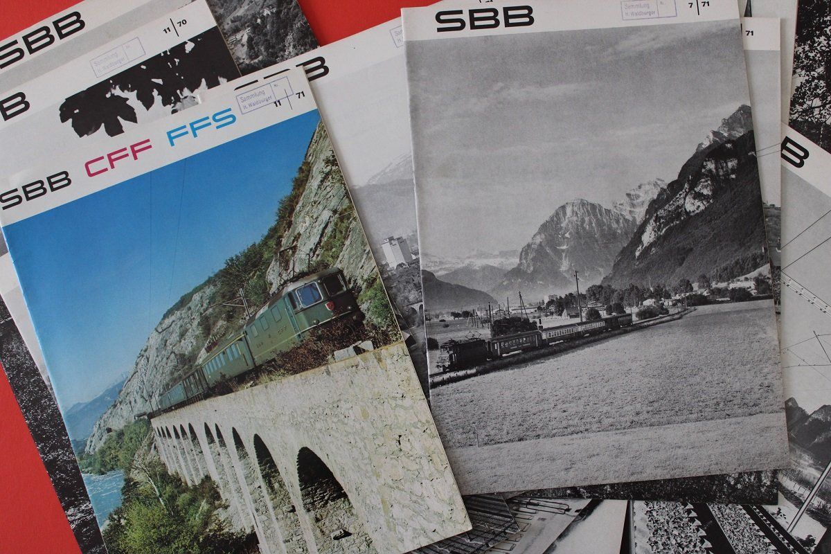 Riviste & Magazine: 20 x SBB Nachrichtenblatt 1970 & 1971 – Usato da Wettswil venduto da roma010 5