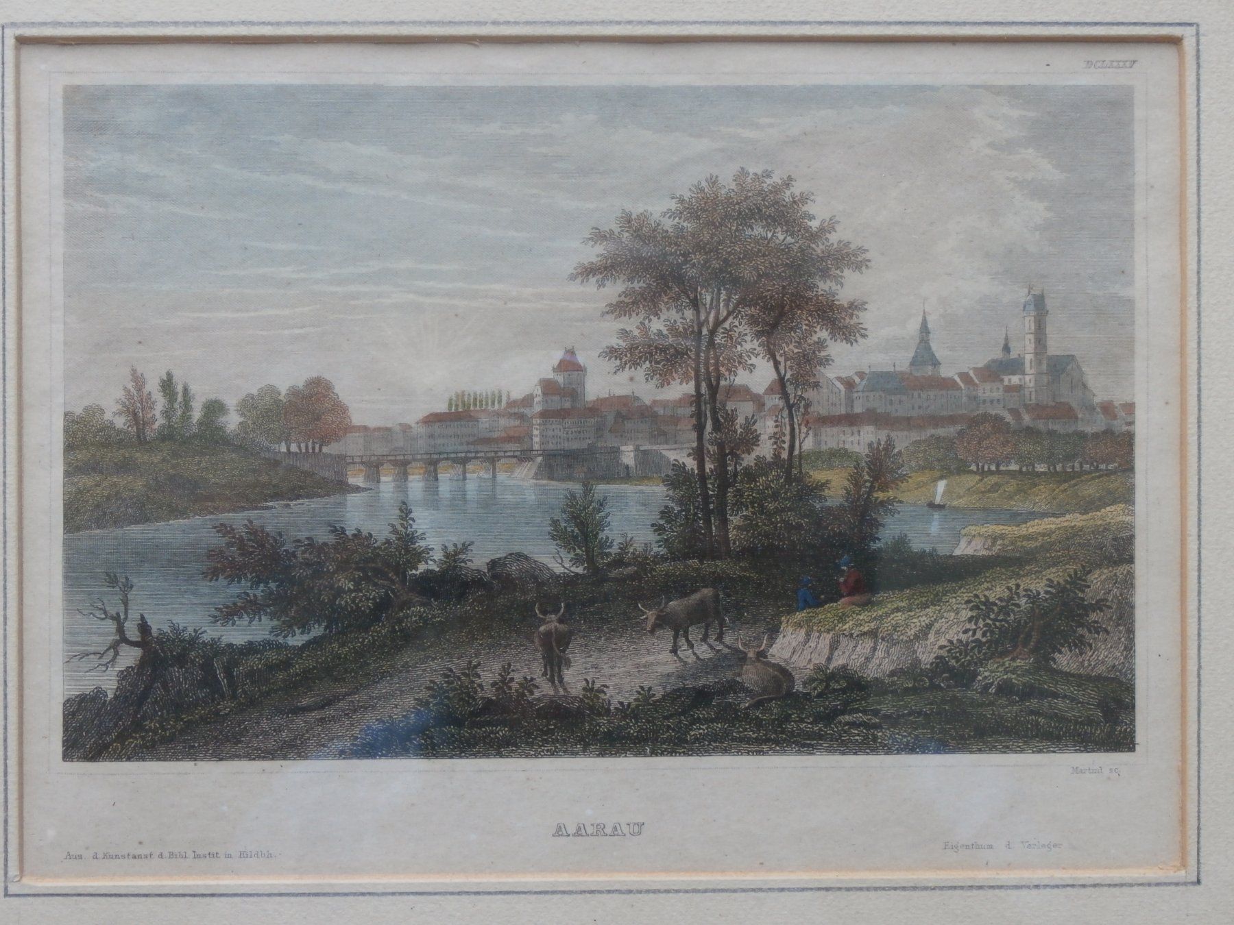 Gravures: 3 Stiche Aarau und Baden – D'occasion à Zürich par tiburzio 1