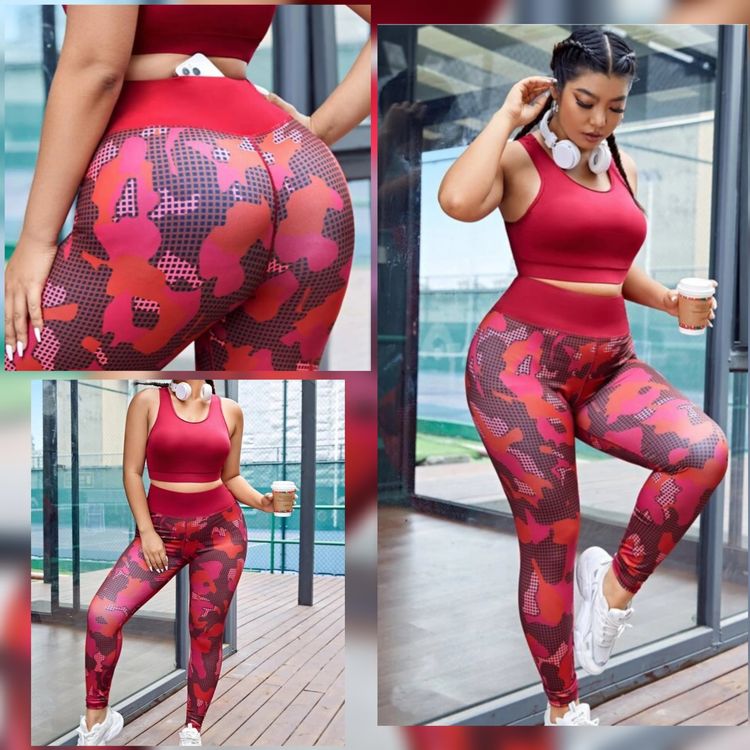 Ensemble Sport Mode Babalu - Leggings Et Haut Ajustable Violet - Taille S/M - Neuf Avec étiquettes + Serviette Offerte (achat 100€+)