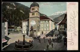 AK Altdorf, Hauptplatz mit Telldenkmal