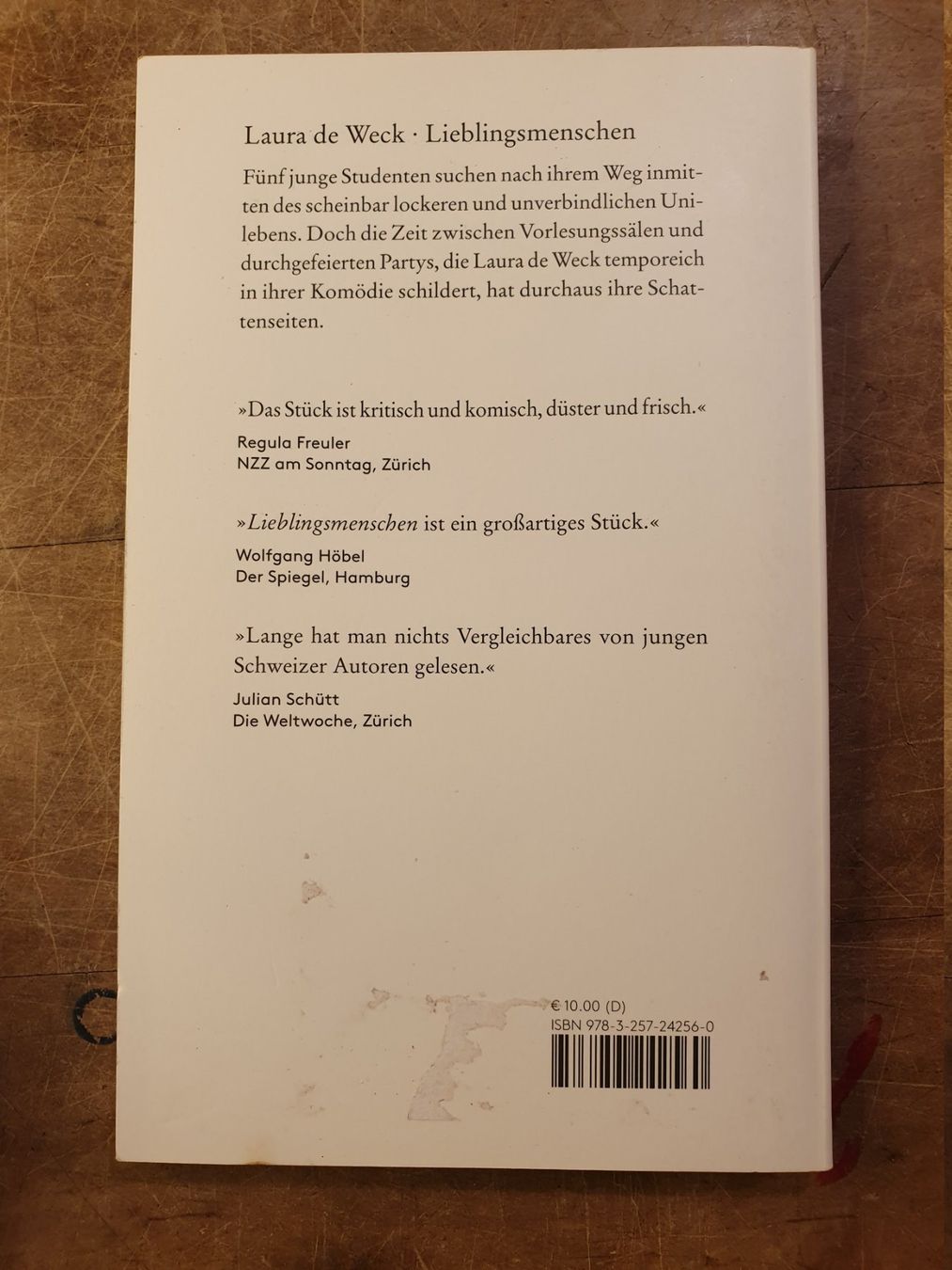 Libri: Lieblingsmenschen - Laura De Weck – Usato da Zürich venduto da loosebone 9