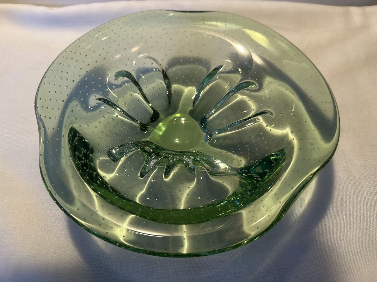 Coupes: Glassschale mit Luftblasen Grösse ca. 22cm – D'occasion à Zürich par Chaeffeler 1
