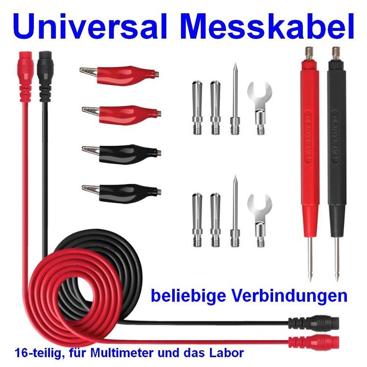 Krokodilklemmen SET - Universal einsetzbar