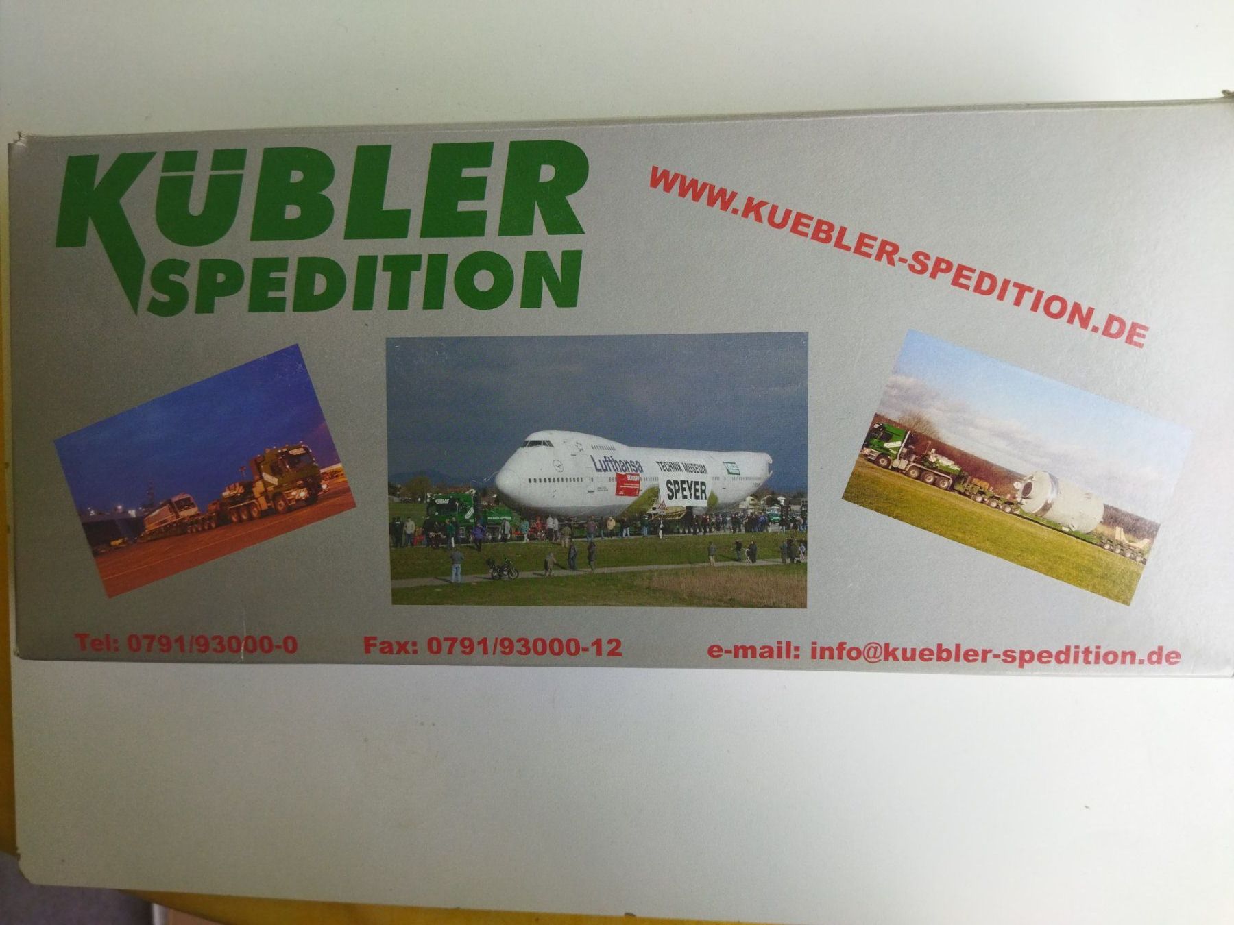 Conrad Kit di modellismo & Modellini statici: Scheuerle Nooteboom Module Trailer "Kübler" von Conrad 1/50 – Nuovo e nell'imballaggio originale da La Chaux-de-Fonds venduto da Bausaetze 1