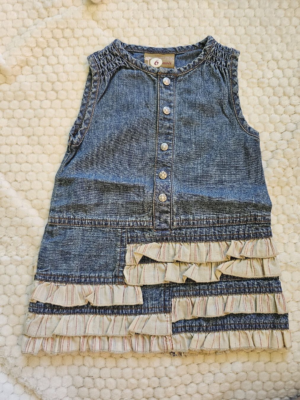 Du Pareil au Même Vestiti & Gonne: Robe à volants DPAM  coton 62  / 6 mois – Usato da Gland venduto da Vee_0