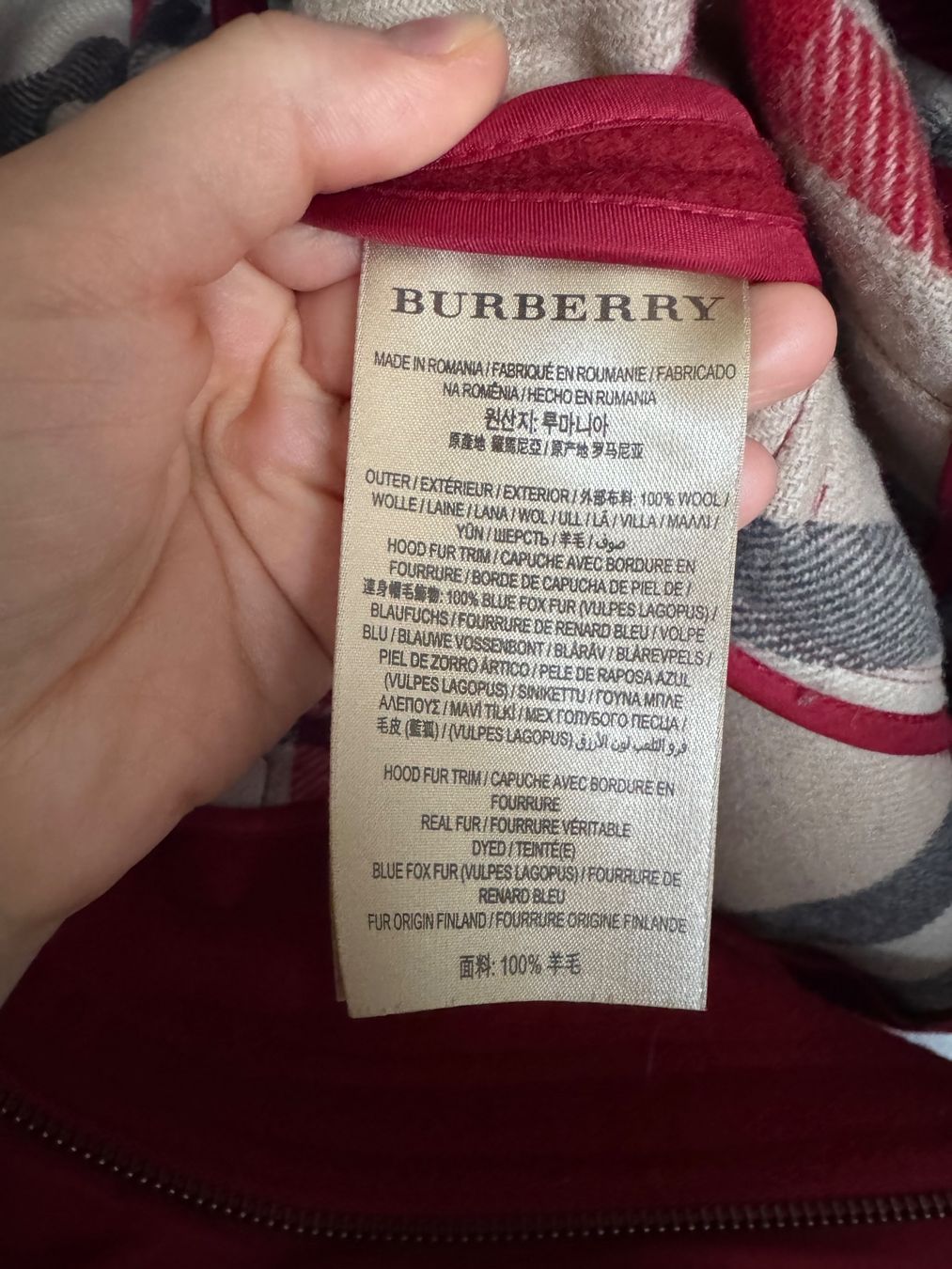Burberry Cappotti: Burberry wool coat – Usato da Zürich venduto da cam_kcc7 7