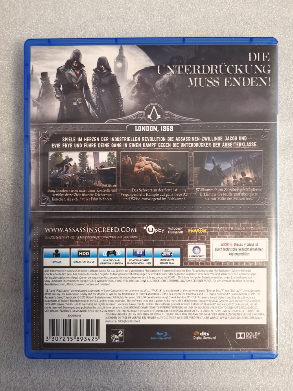 Spiele: ** ASSASSINS SYNDICATE FÜR PS4, PS5 ** – Gebraucht aus Bibern SH von Anuja_20 1