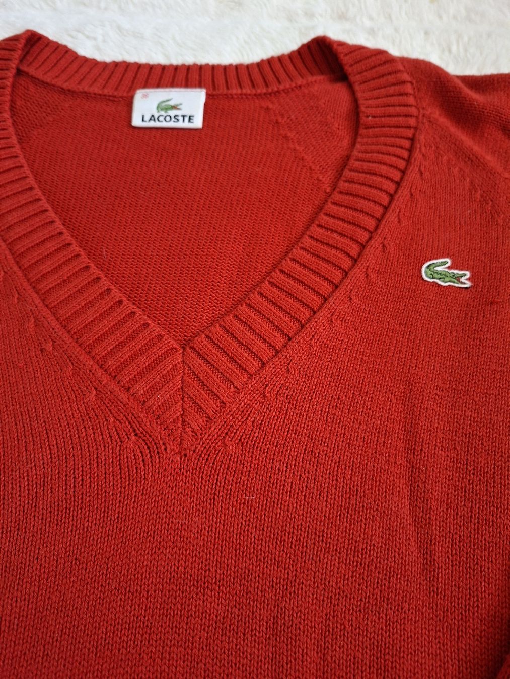 Lacoste Maglioni & Felpe: Pull LACOSTE rouge taille 36 bon état – Usato da Renens VD venduto da ser_j2fn 1