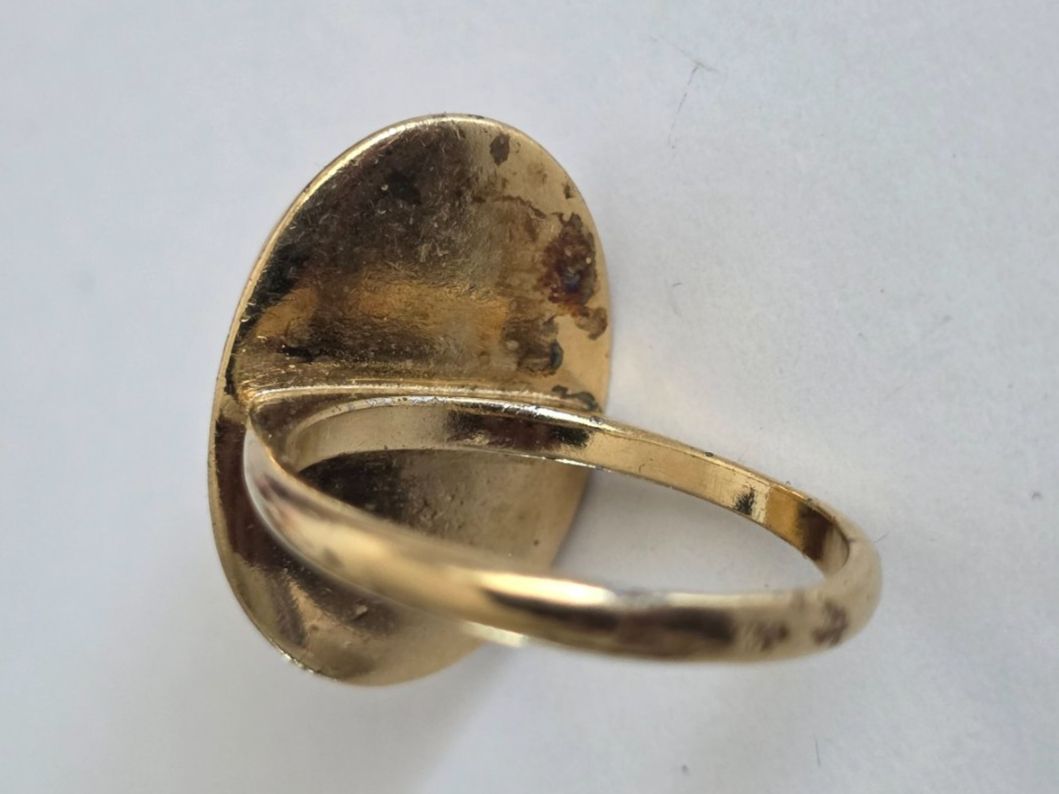Anelli: Schöner Ring Silber 925 vergoldet – Usato da Wittenbach venduto da rose_rosi 1