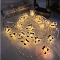 NEUE Lichterkette Musiknoten 3m / 30 Lichter - 226348