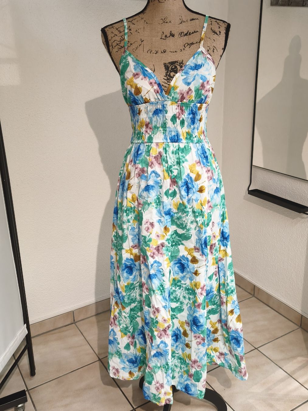 Zebra Vestiti: Zebra Sommerkleid Blumenmuster Grösse M 100% Baumwolle – Nuovo (secondo la descrizione) da Emmetten venduto da SecondhandSiska