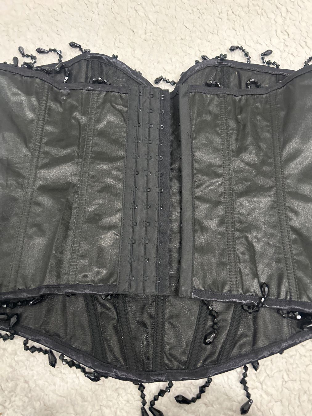 Altra biancheria intima: Korsett schwarz mit Perlen Gr M/L Neu – Nuovo e nell'imballaggio originale da Regensdorf venduto da Spyke55 4