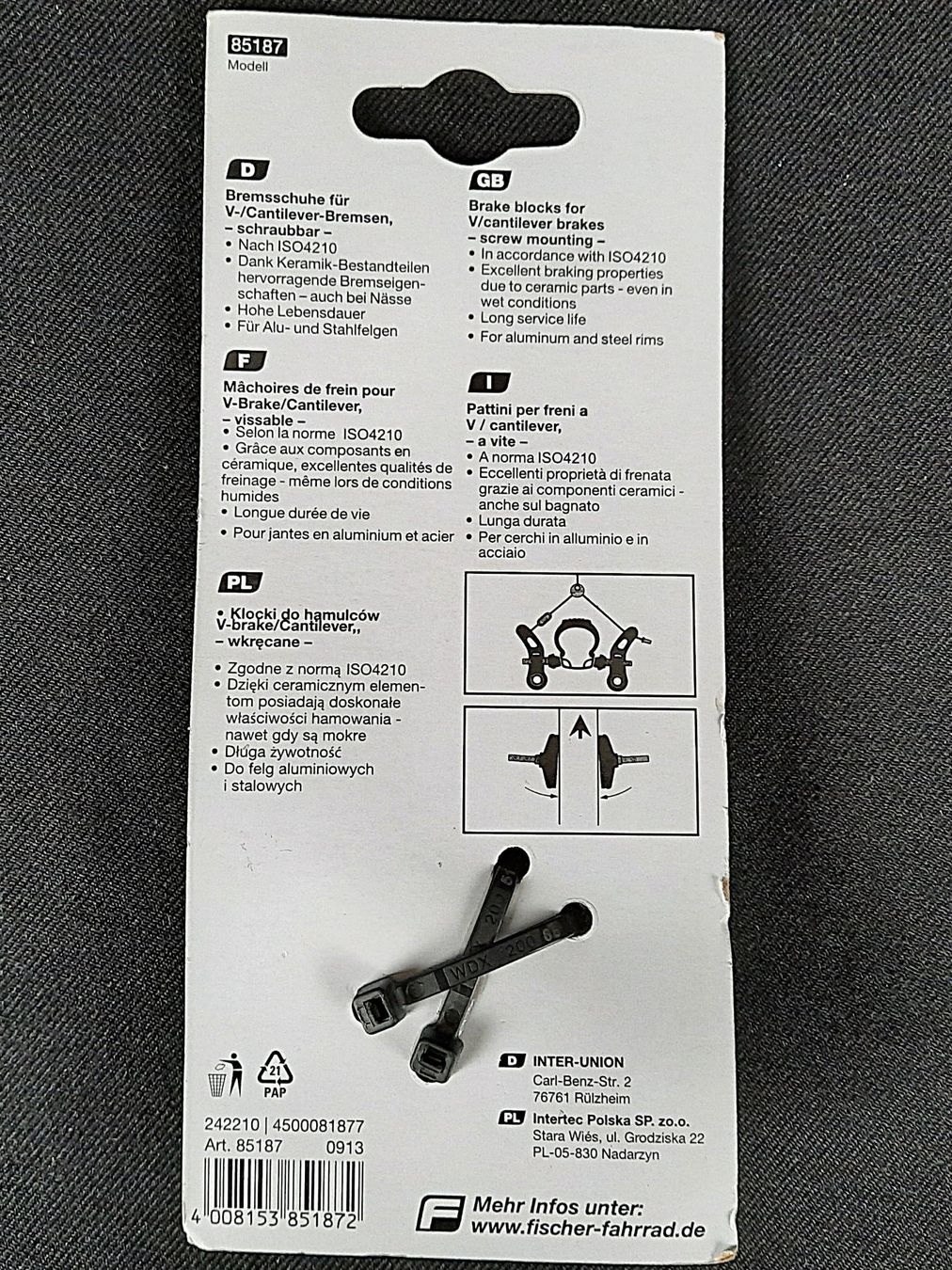 Fischer Pièces détachées: FISCHER Bremsschuhe – Neuf (Voir description) à Beinwil am See par Restwert_Beinwil 1