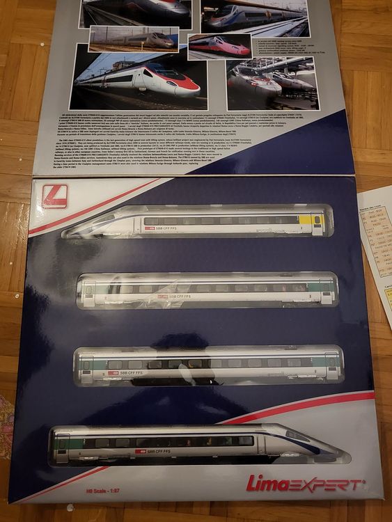 Coffret 3 voitures pour ETR 610 Cisalpino, SBB - ARNOLD HN3503