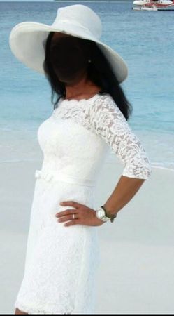 Brautkleid Festkleid Strandkleid  Raffaelokleid 36/38