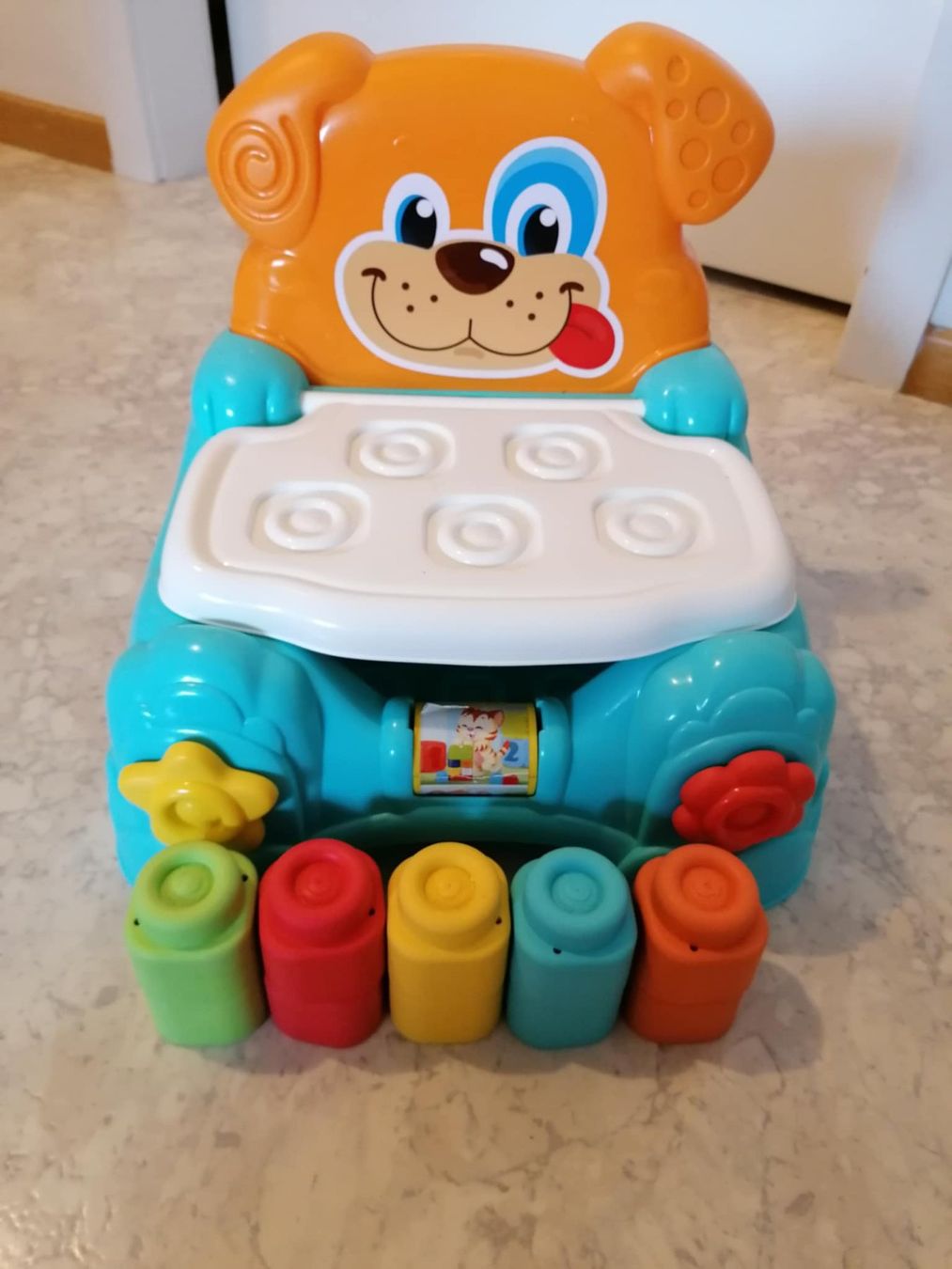 Giocattoli: Baby Stuhl mit soft Bausteine – Usato da Höri venduto da Leven_9