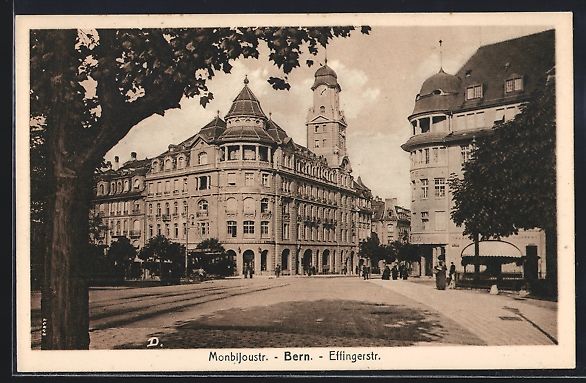 Cartes postales: Bern, Monbijoustrasse Ecke Effingerstras – D'occasion à Berlin par bartko-reher
