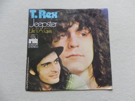 Single brit. Glam Rock Band T.Rex Marc Bolan 1980 Jeepster