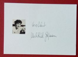 Mechthild Großmann Autogramm signiert Fotopostkarte 10x15cm