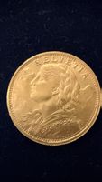 20 Franken Goldvreneli L 1935 B –  Goldmünze 900er Gold