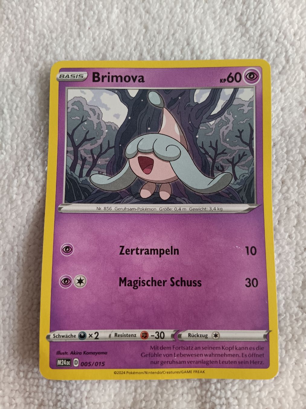 Pokémon Carte collezionabili: Pokemon Basis Brimova – Usato da Meilen venduto da Stella1805