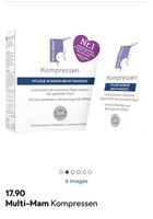 Soins mamelons compresses allaitement 