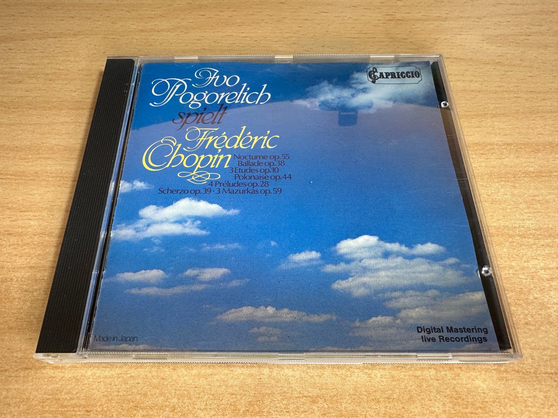 CD: P9 Ivo Pogorelich Spielt Frédéric Chopin – Usato da Rikon im Tösstal venduto da Alpenmutz