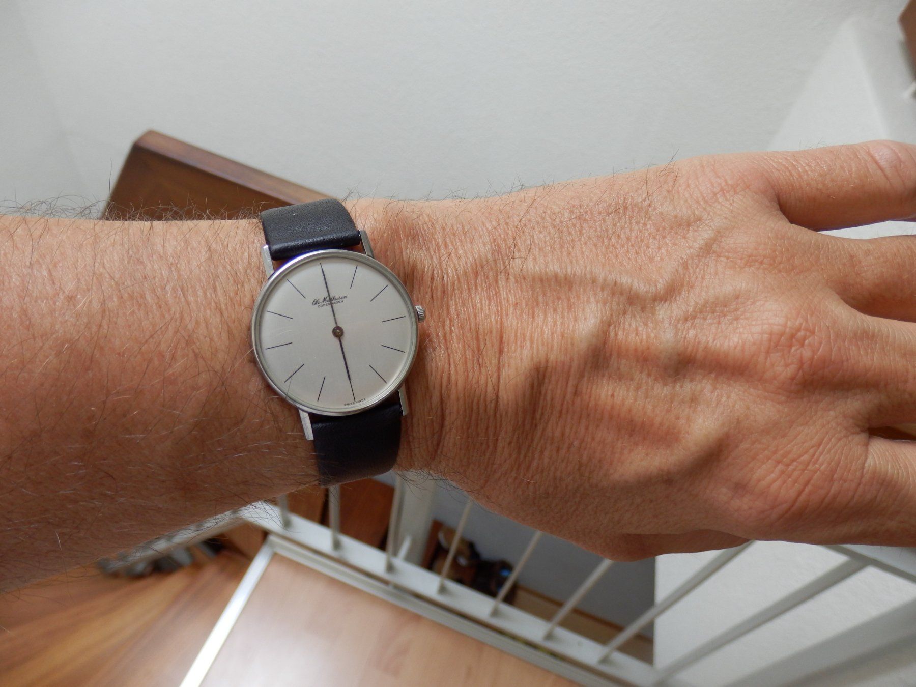 Uhren: Designeruhr Ole Mathiesen 1962 OM2...33 mm...Saphirglas... – Gebraucht aus Emmenbrücke von Schubi1 6