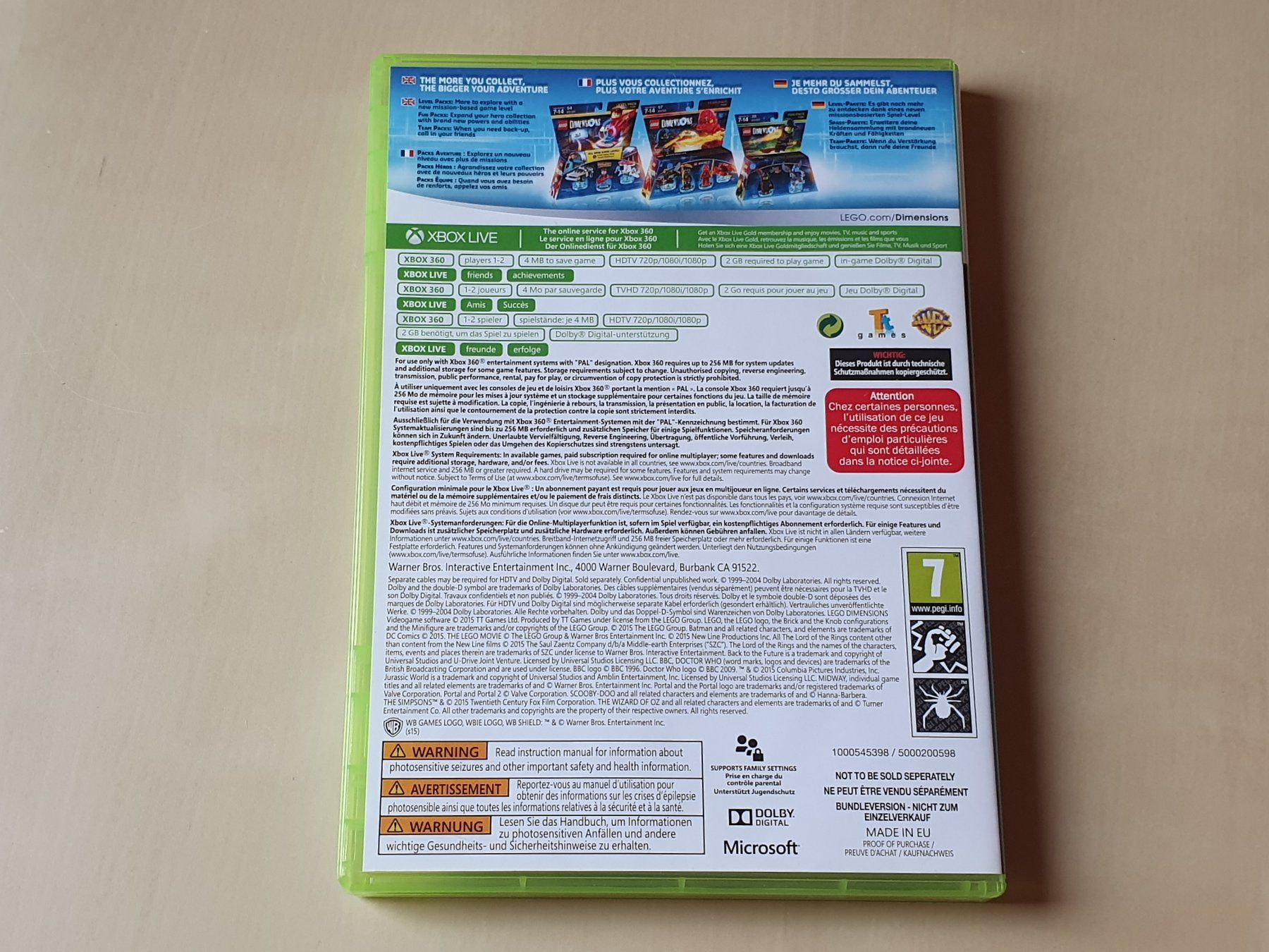 Microsoft Giochi: Lego Dimensions – Usato da Stansstad venduto da collectorsshop 1