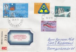 1972 mit Spannörter Zivilschutz chargé