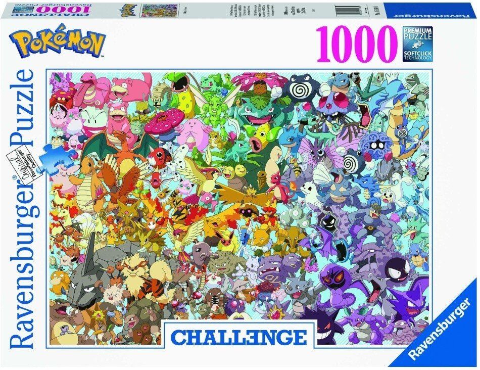 Ravensburger Puzzles: Pokémon Puzzle 1000 pcs. – Neu und originalverpackt aus Niederglatt ZH von RWOG