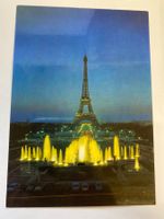 Carte Postale Vintage - Tour Eiffel illuminée - Paris