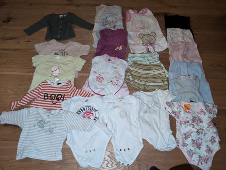 süsses Babykleider Set Grösse 62 Mädchen Frühling/Sommer
