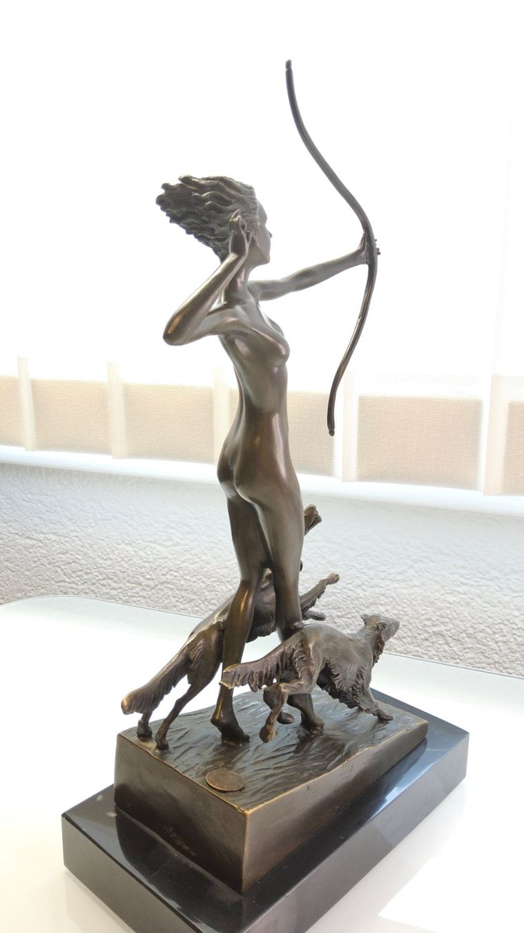 Sculture & Statue: Magnifique statue en bronze signé – Usato da Malleray venduto da Frederic24 7