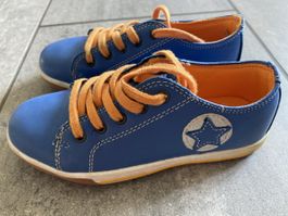 Wie NEU: Coole Kinderschuhe Gr. 29 blau orange Sneakers