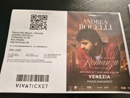 Andrea Bocelli Konzert in Venedig - 27.06.2026, Poltrona