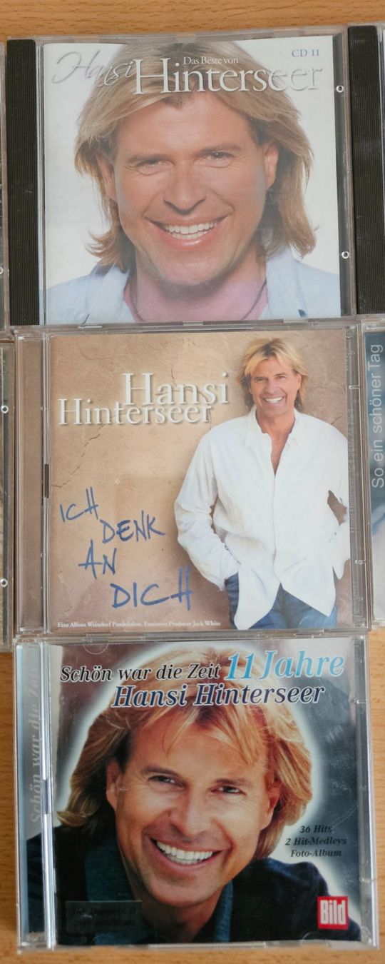 CD: CD Sammlung von Hansi Hinterseer. Total 8 CD's – Usato da Möriken AG venduto da Mavo 2