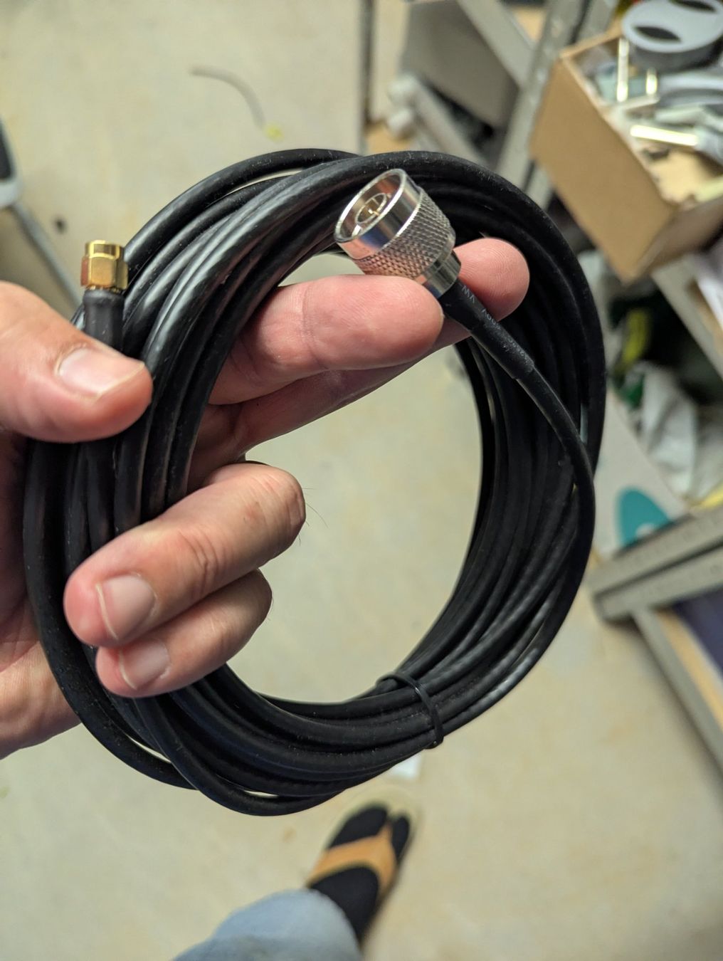 Cavi: Kabel SMA auf N Stecker 10m – Usato da Uzwil venduto da Lfrey