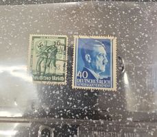 Briefmarken Deutsches Reich Hitler Generalgouvernement 2 Stk