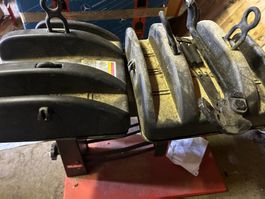 Melior Skischuhspanner gebraucht schwarz rot Metall