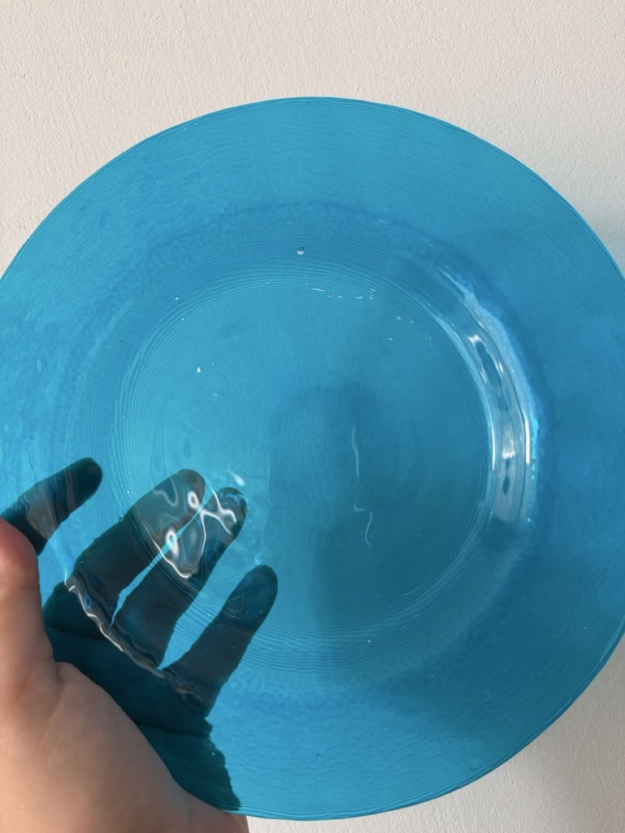 Piatti: Glasteller 4 Stück blau – Nuovo (secondo la descrizione) da Brütten venduto da Rod816 3